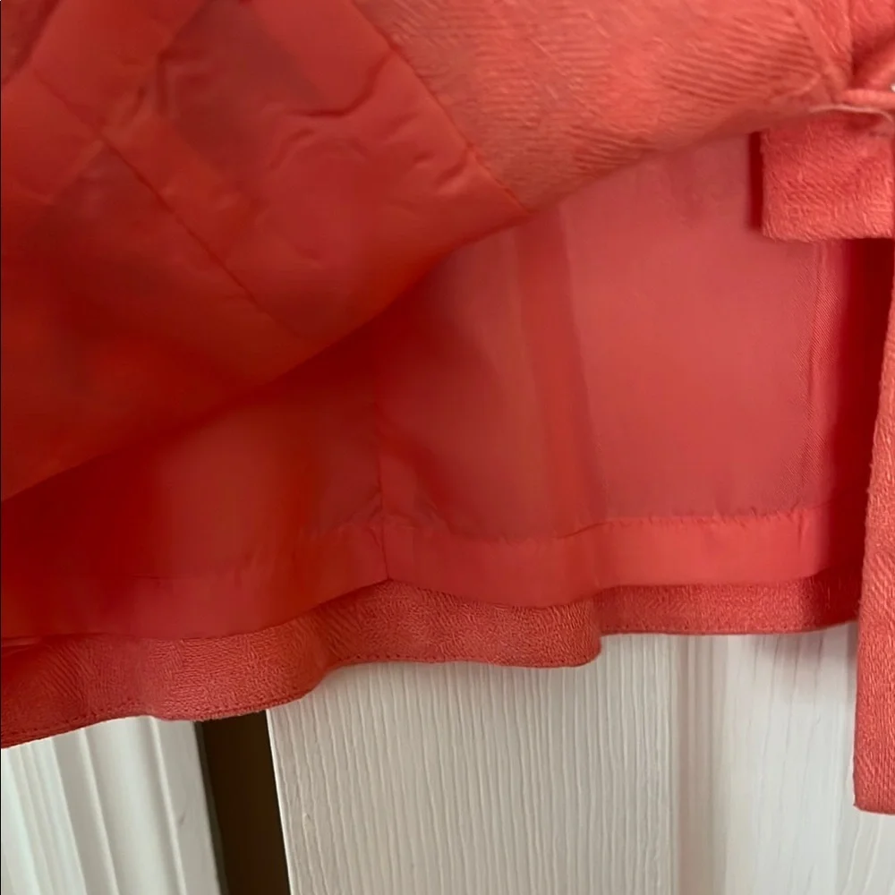 Coral colored 2 piece skirt and matching top. - Picture 4 of 8